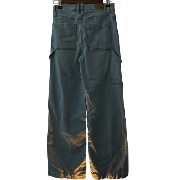 American Eagle Super baggy hi rise wide leg utility jeans 0 - Picture 3 of 10